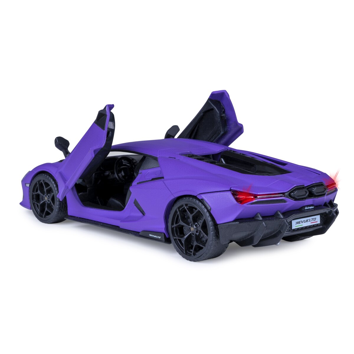 Lamborghini Revuelto Diecast 1:32 lila inkl. Knopfzellen