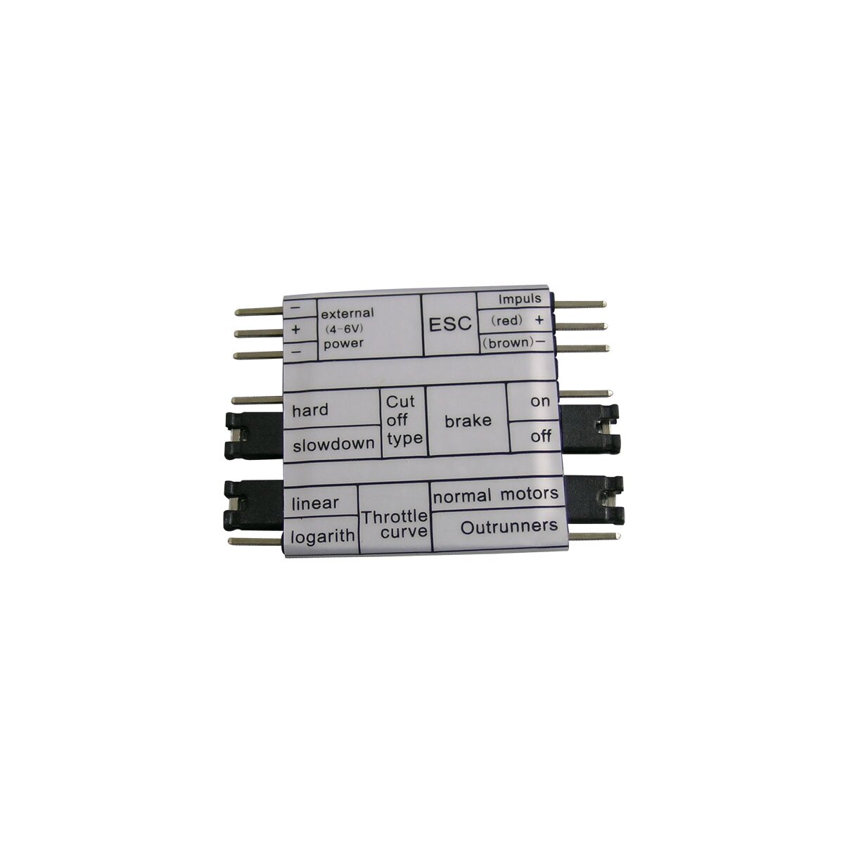Programmierkarte Flugregler Xenon Eco Programmierkarte Flugregler Xenon Eco
