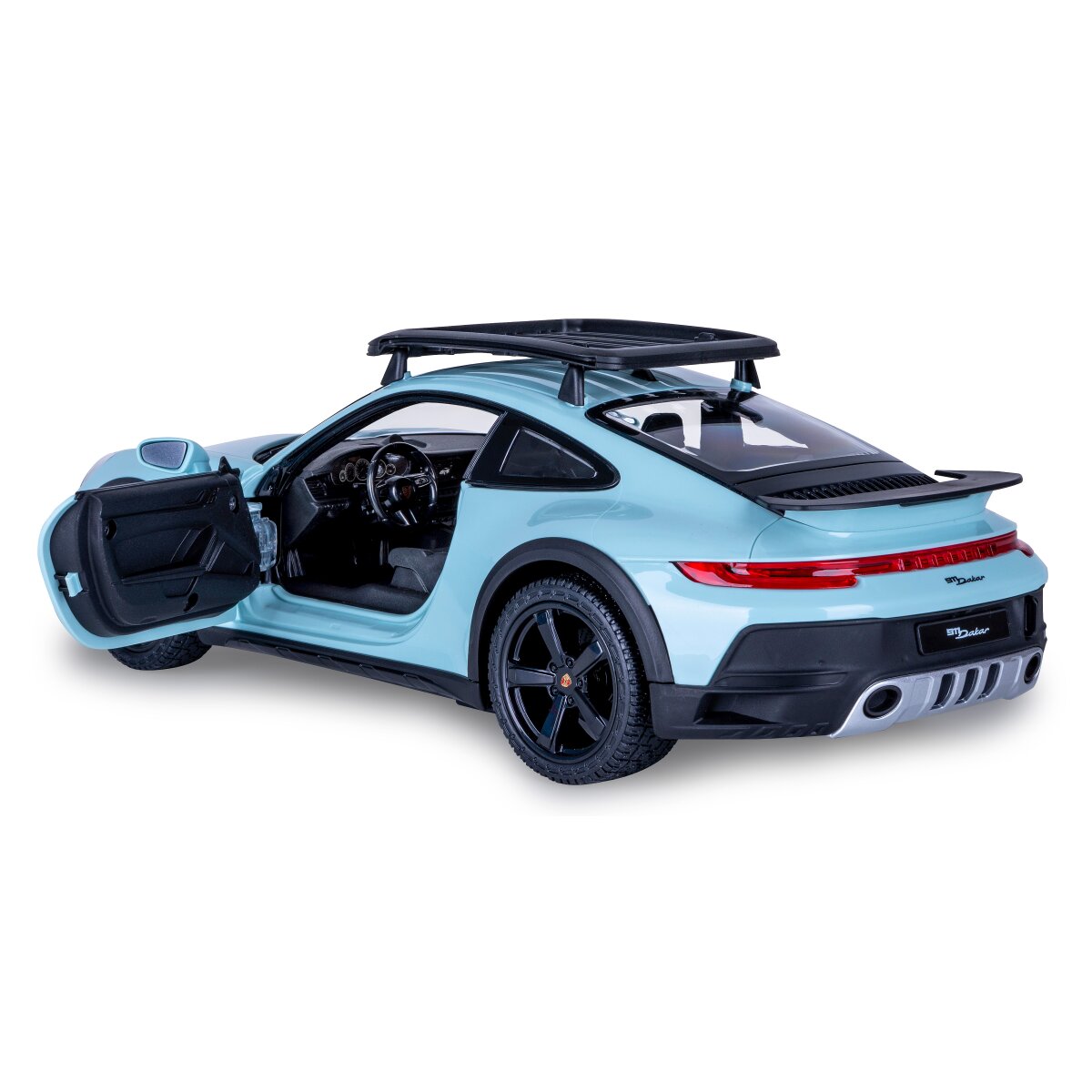 Porsche 911 Dakar 1:14 grün schattiert 2,4GHz Tür manuell