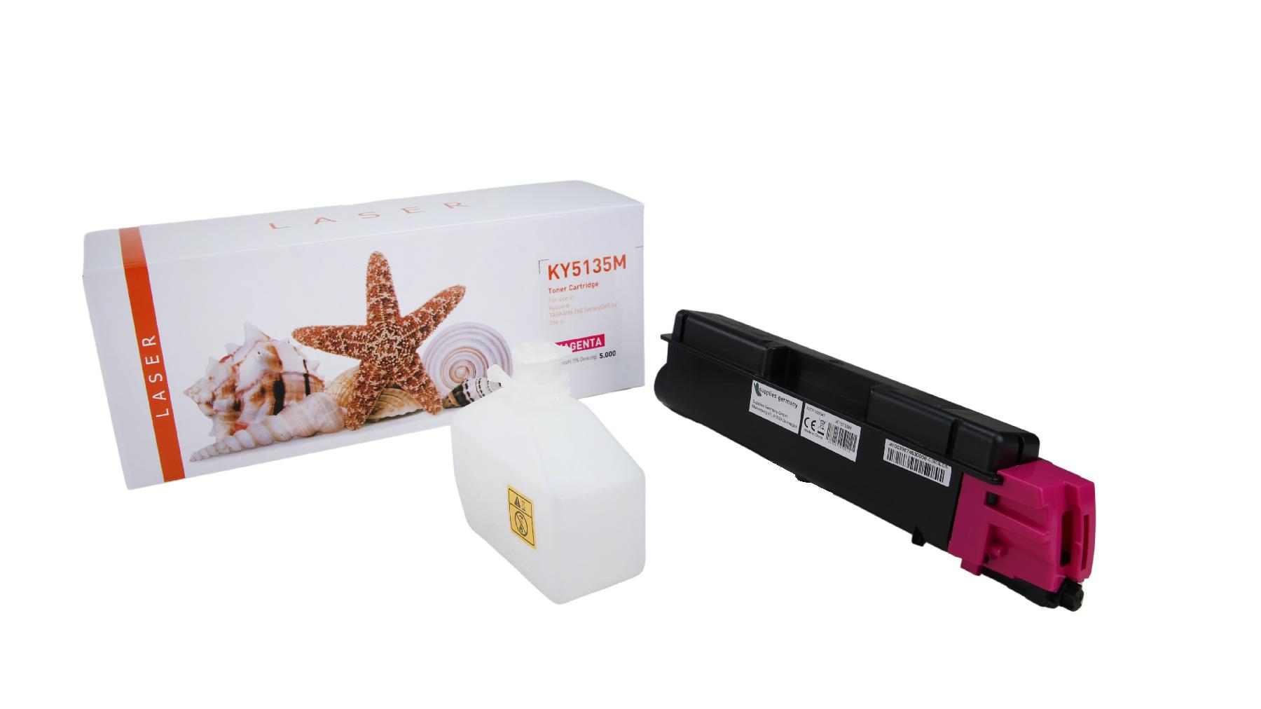 TK5135M alternativ Toner Magenta für Kyocera / TK5135M / 5.000 Seiten TK5135M alternativ Toner Magenta für Kyocera / TK5135M / 5.000 Seiten