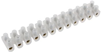 Lüsterklemmen für 4,0-10mm², 12 Klemmen - Messingeinsatz, transparent Lüsterklemmen für 4,0-10mm², 12 Klemmen - Messingeinsatz, transparent