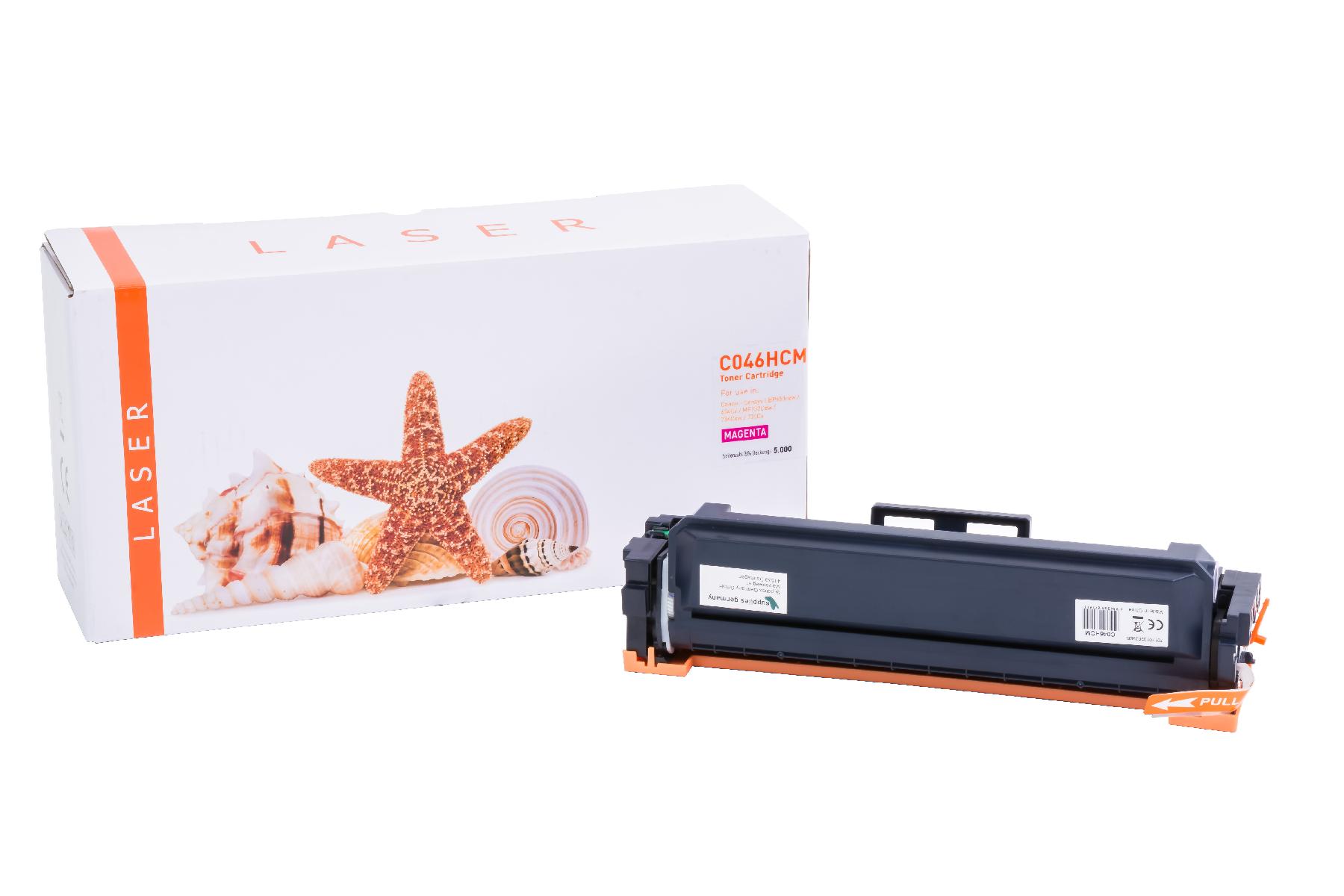 046HCM alternativ Toner Magenta für Canon / 1252C002 / 5.000 Seiten
