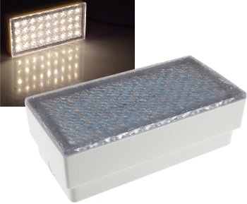 LED Pflasterstein "BRIKX 20" warmweiß, 20x10x7cm, 3W, 220lm, IP67, 230V