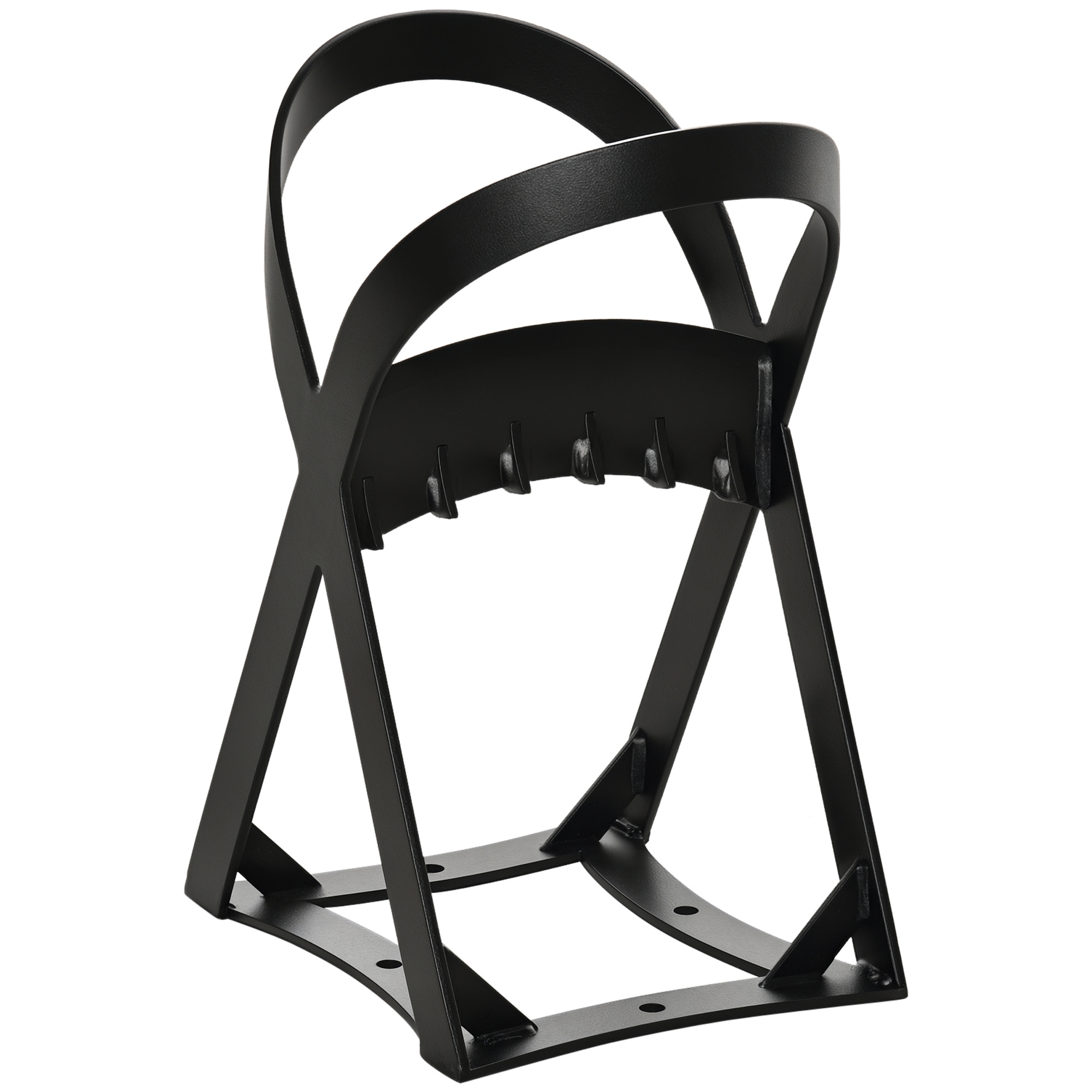 Manueller Holzspalter aus Karbonstahl Brennholzspalter schnelles Brennholzspaltwerkzeug leicht zu bedienen für Campen Outdoor Schwarz 24,4 x 20,8 x 37,4 cm