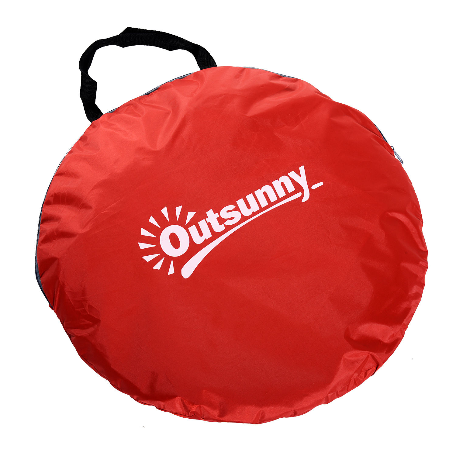 Pop-up-Zelt, Strandzelt, Campingzelt, Polyester, 200 x 150 x 119 cm, Rot