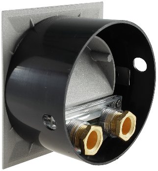LED Wandeinbauleuchte "WEL Q14" / IP65, 14 LEDs, Aluminium, warmweiß