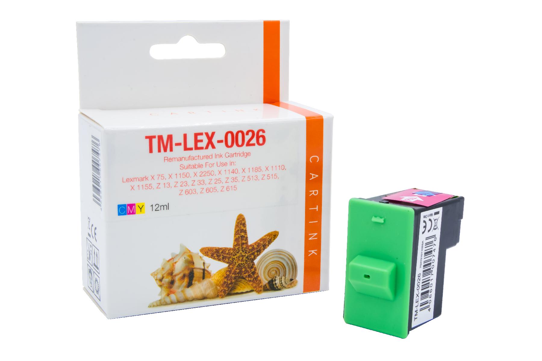 0026 Refill Tinte Color Lexmark / 10N0026 / 13,8ml 0026 Refill Tinte Color Lexmark / 10N0026 / 13,8ml