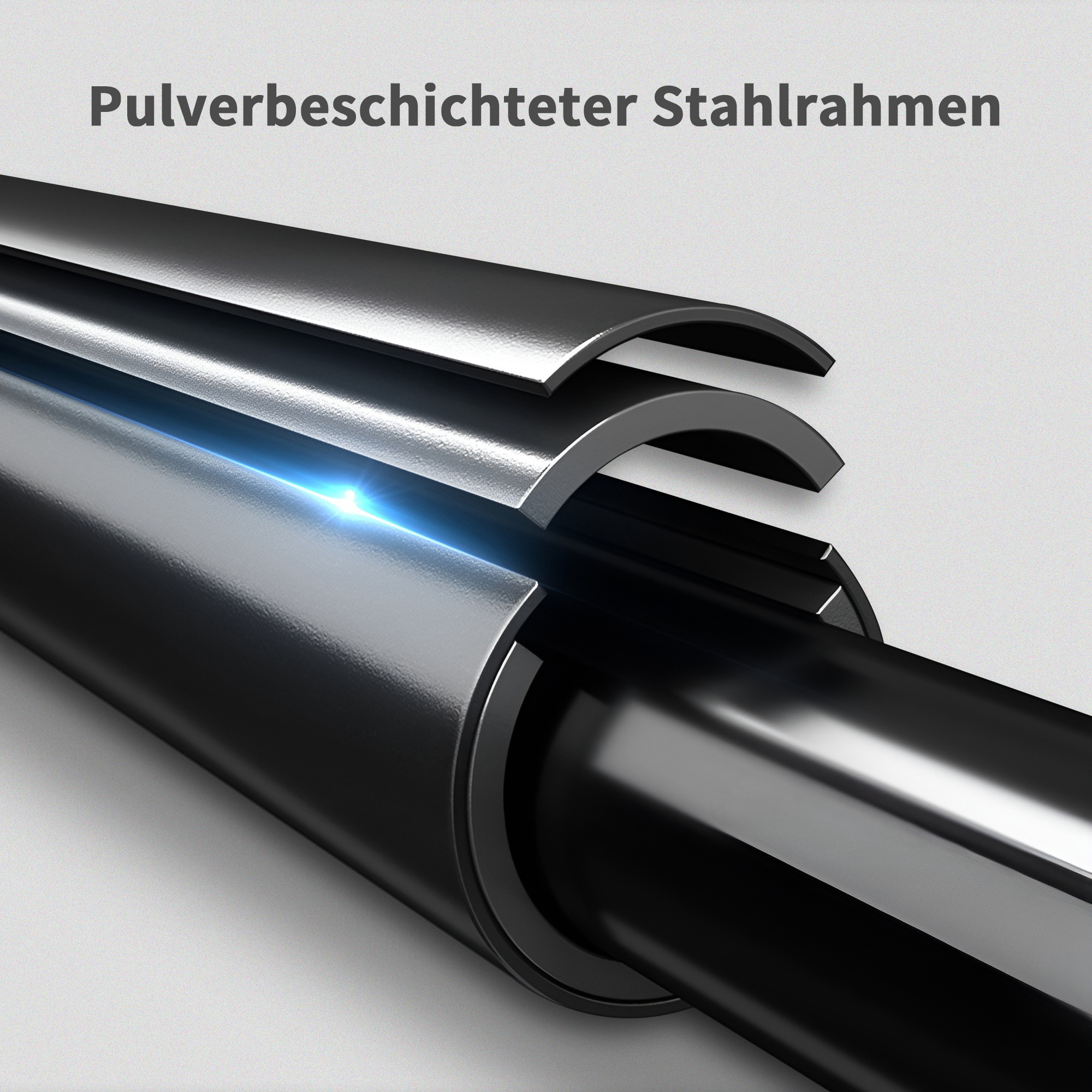 Dip-Station, höhenverstellbar 80-105 cm, leicht, rutschfest, bis 120 kg, Stahl, Schwarz