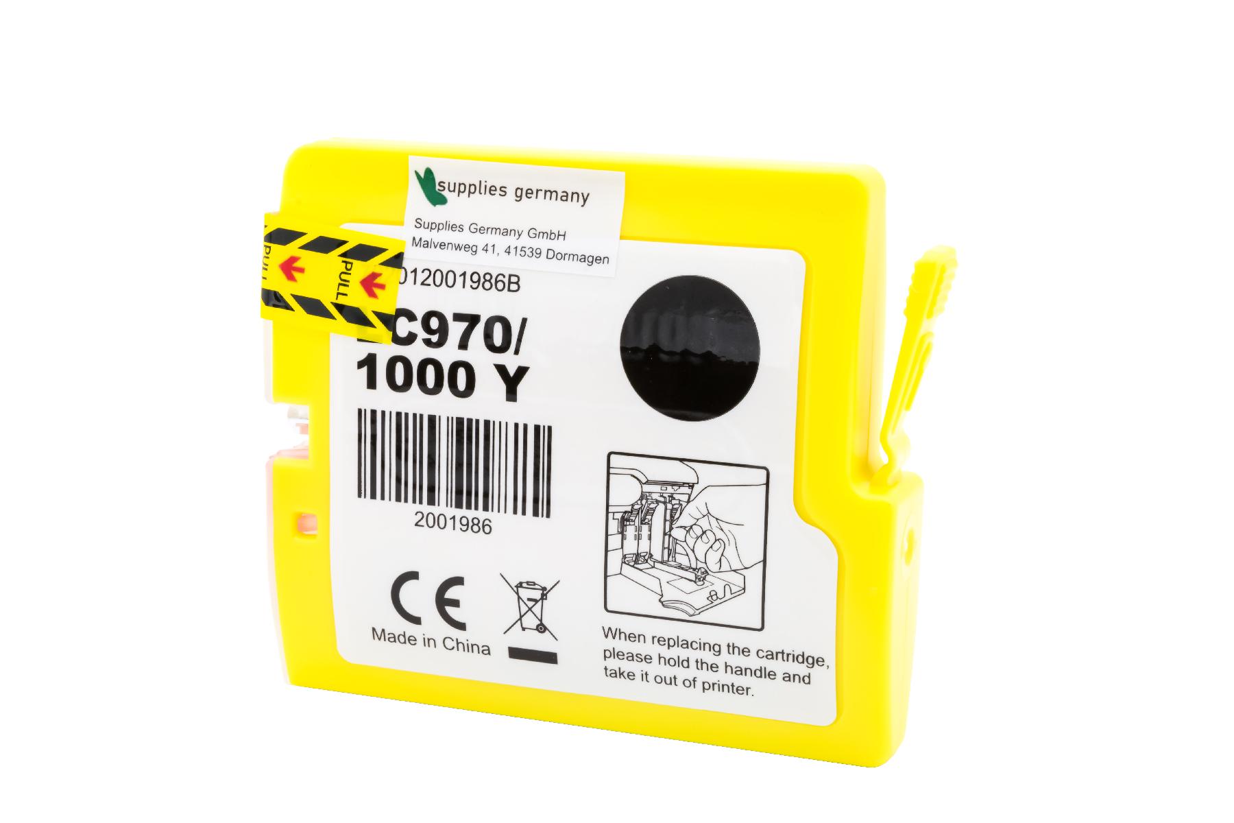 LC970/1000Y alternativ Tinte yellow für Brother / LC1000Y / 15ml