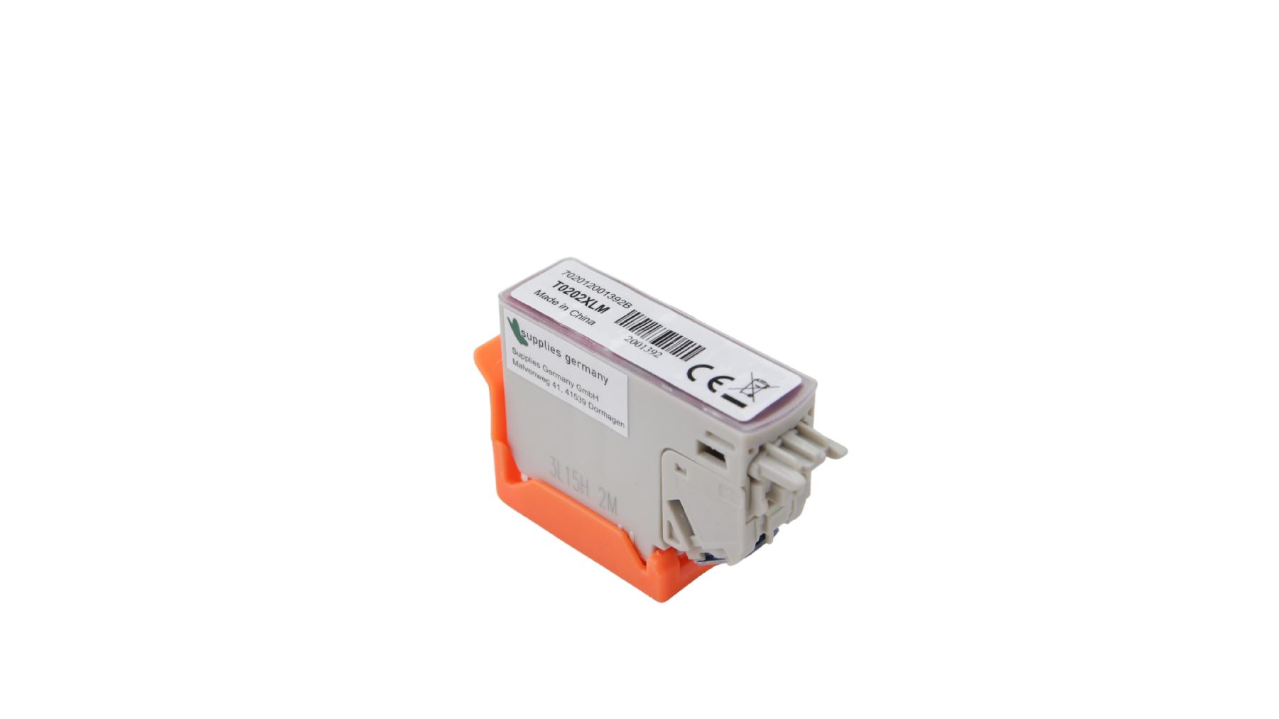 T0202XLM alternativ Tinte Magenta für Epson / C13T02H34010 / 650 Seiten