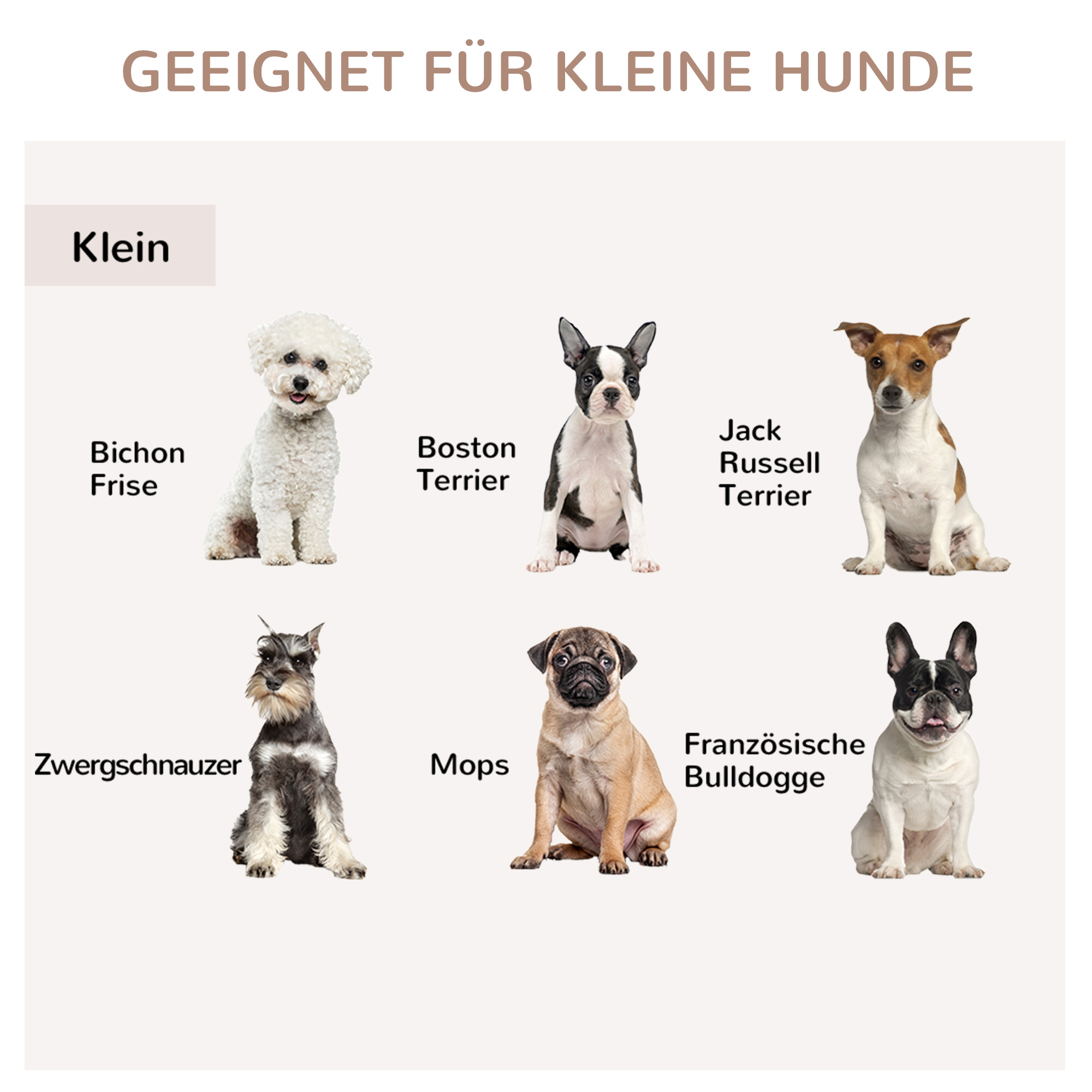 Hundekäfig, Möbel mit 3 Türen Hundehütte Hundebox für Zuhause 78 x 53 x 59,3 cm, Weiß