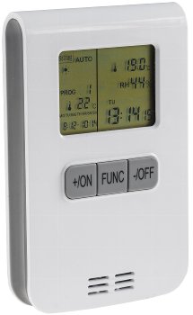 Funksender Thermostat  "Pilota Casa", Tages- / Wochenschaltung, 8 Programme