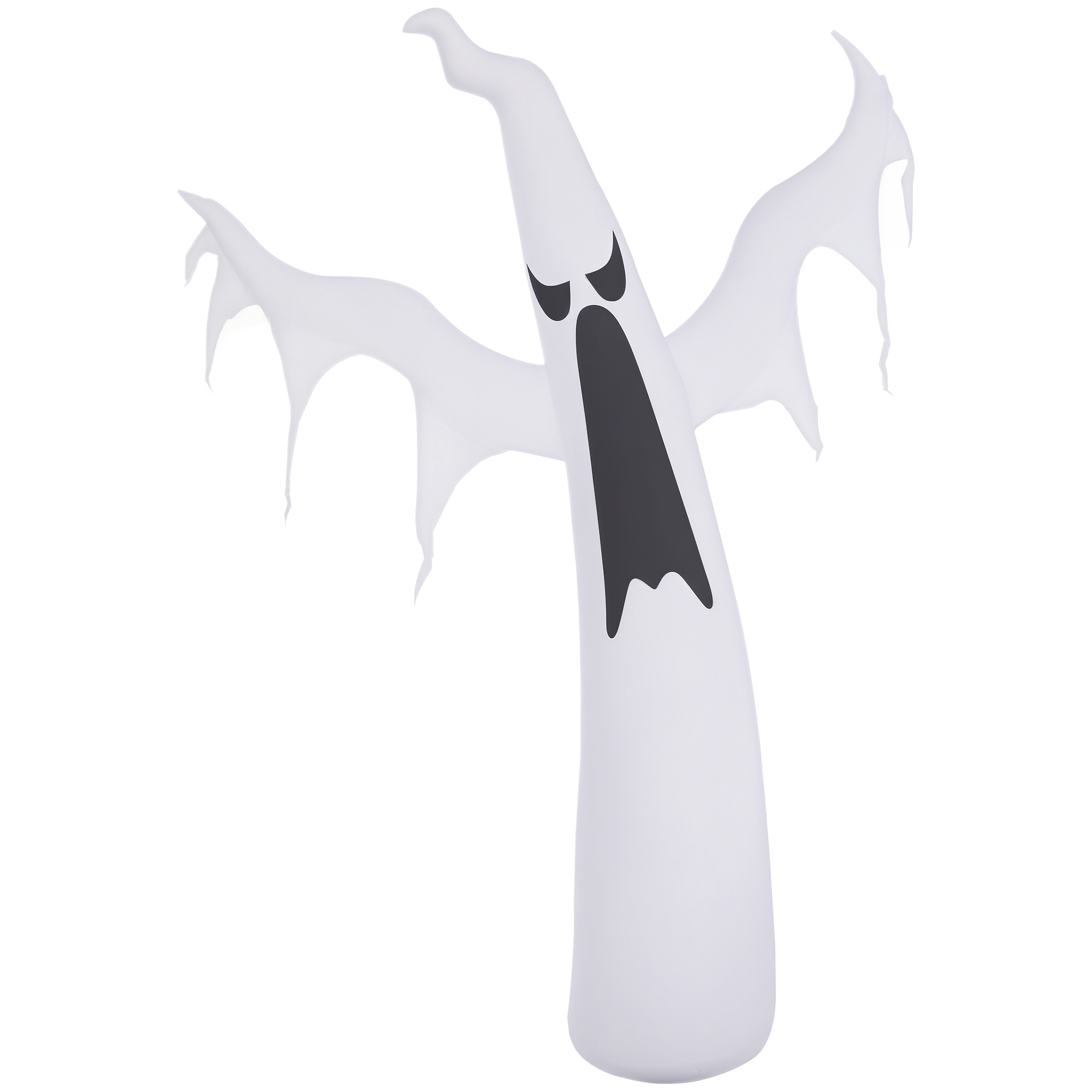 Halloween aufblasbares Gespenst 1,8 m Dekoration mit LEDs IP44 Selbstaufblasender Polyester Weiß 130 x 30 x 180 cm
