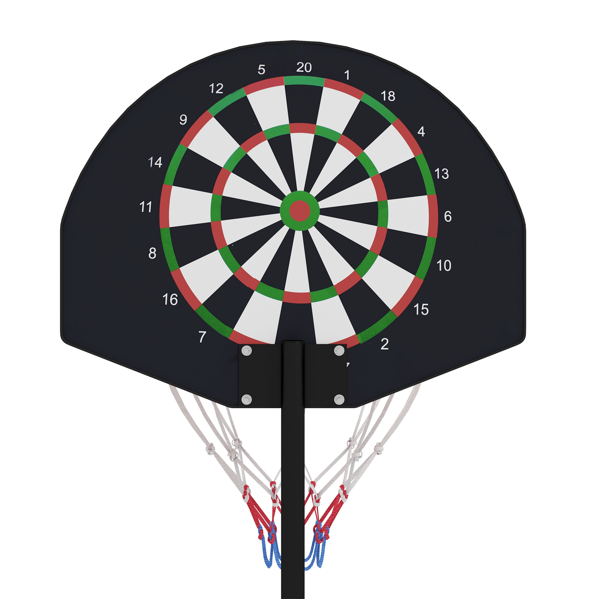 Basketballständer, höhenverstellbar, 98-148cm, schwarz