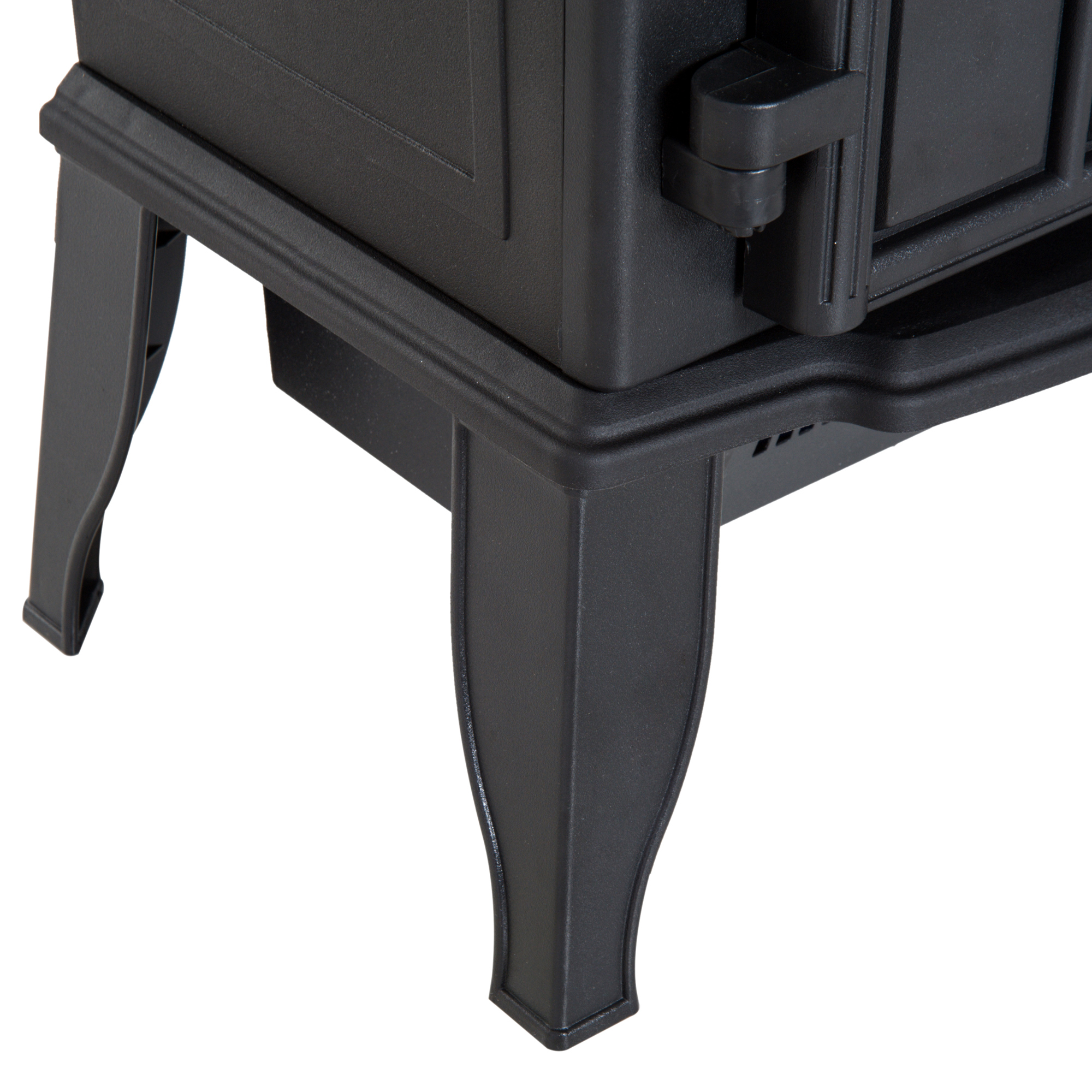 Elektrokamin, LED-Flammen, 1000/2000 W, regelbare Temperatur & Helligkeit, Metall, 39 x 23 x 56,5 cm