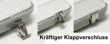 LED Deckenleuchte "HORTA", 60cm, IP65, HF-Bewegungsmelder, 18W, 1562lm, 4000K