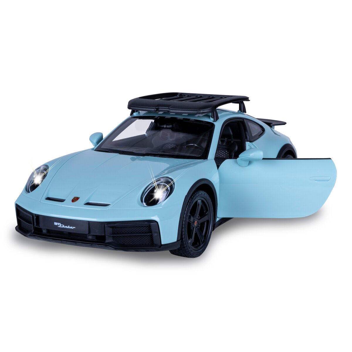 Porsche 911 Dakar 1:14 grün schattiert 2,4GHz Tür manuell