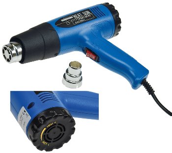 Heißluftgebläse "CHP-Pro" 300-1800W - 50-550°C stufenlos regelbar Heißluftgebläse "CHP-Pro" 300-1800W - 50-550°C stufenlos regelbar