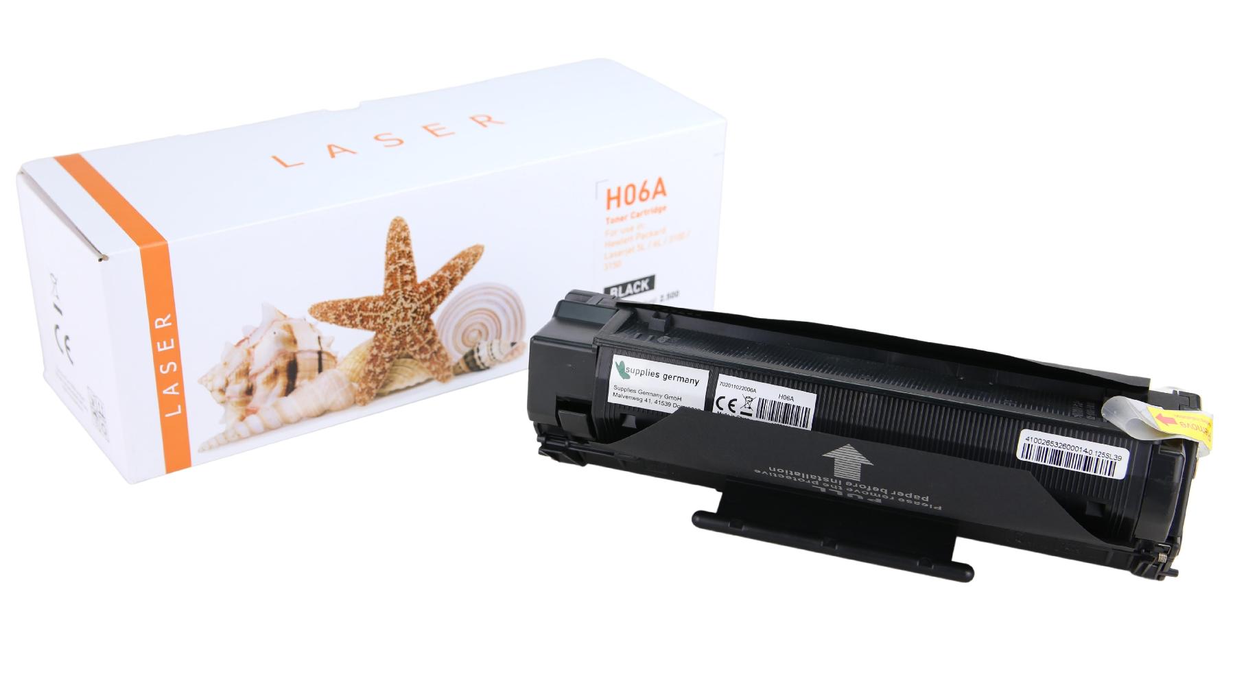 06A alternativ Toner black HP / C3906A / 2.500 Seiten 06A alternativ Toner black HP / C3906A / 2.500 Seiten