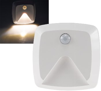 LED Treppenlicht mit Bewegungsmelder - Batteriebetrieb, 3x AAA, warmweiß LED Treppenlicht mit Bewegungsmelder - Batteriebetrieb, 3x AAA, warmweiß