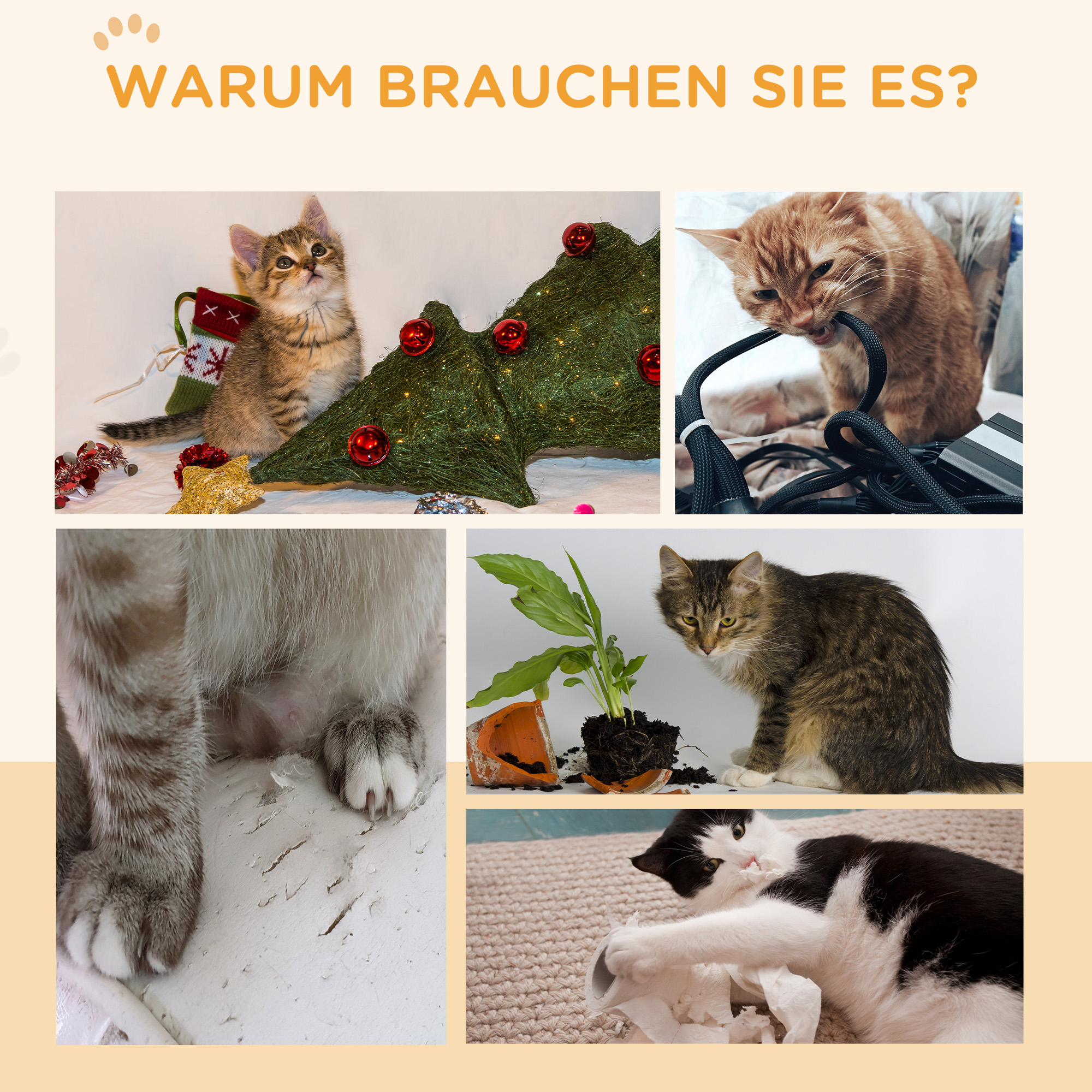Katzenlaufrad 91 cm Katzenrad 91 cm mit Bremse, Kratzbrett, Eiche