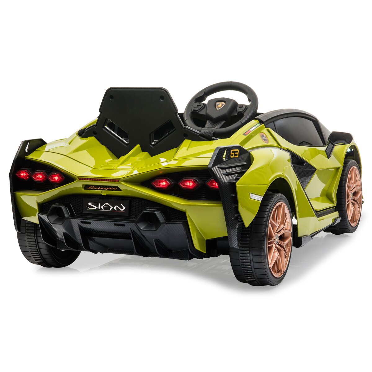 Kinderfahrzeug Lamborghini Sián FKP 37 grün