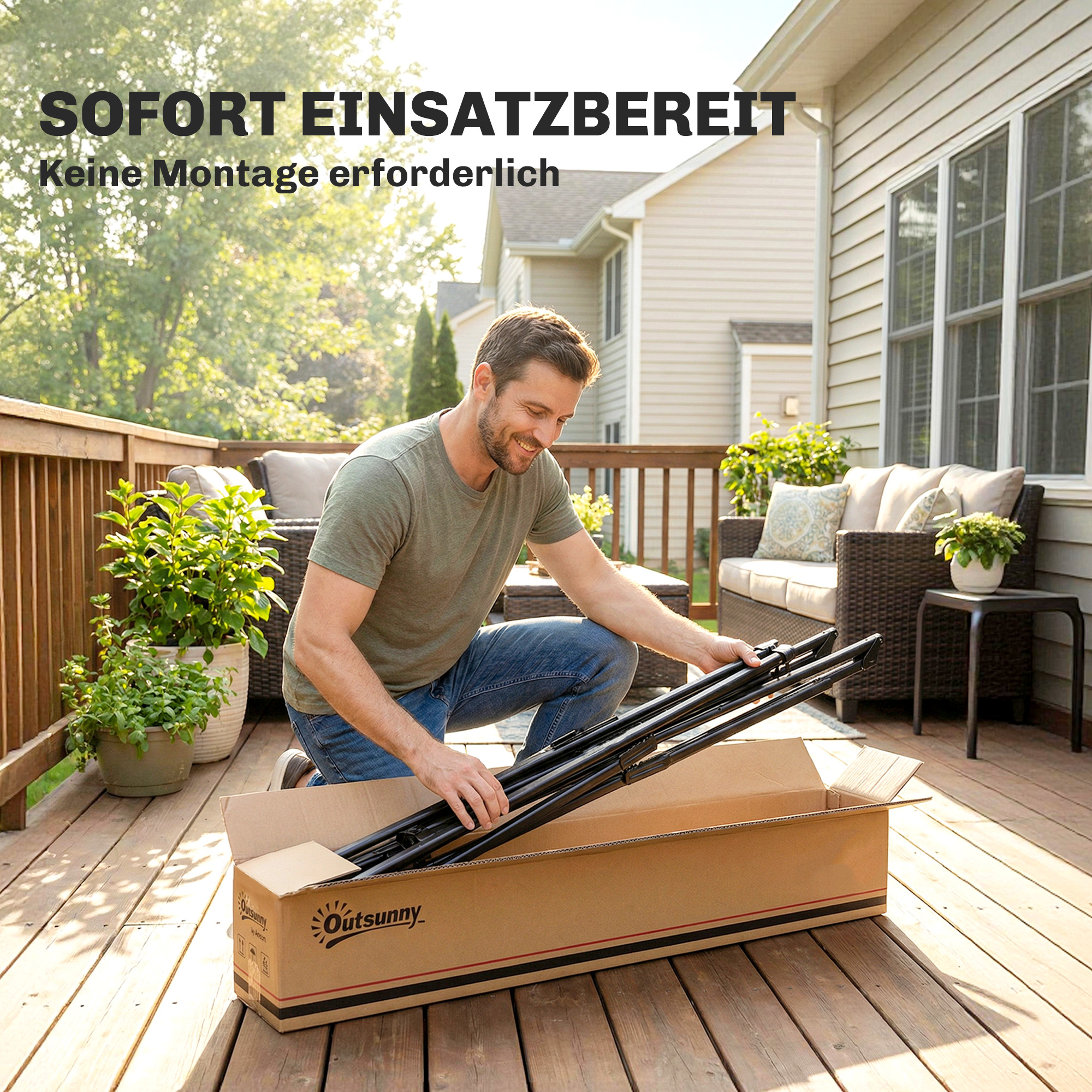 Hängemattengestell für Hängematte verstellbar klappbar tragbar Hängemattenständer mit Tragetasche 290x78x100 cm Schwarz