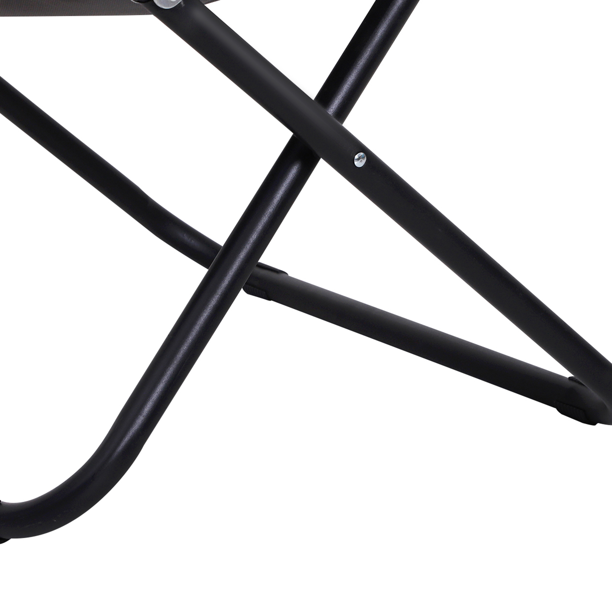 Campingstuhl Faltbar Campingsessel mit Lehne, Klappstuhl bis 120kg, gepolstert Moonchair Extra Breit, Faltsessel Outdoor Stuhl für Garten, Balkon, Camping, Grau
