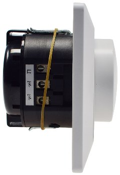 MILOS Dimmer für LED Lampen weiß matt, 250V~/ 3-60W, inkl. Rahmen, UP