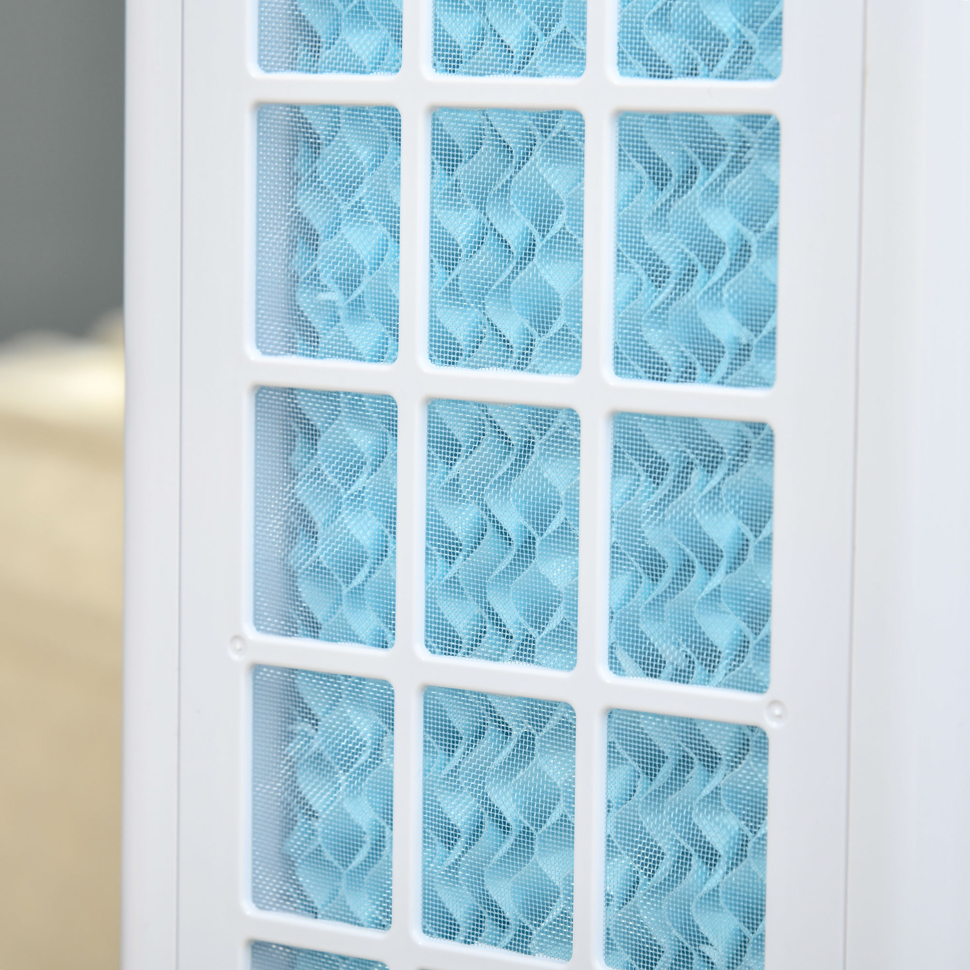 Säulenventilator, Klimaanlage in Säulenform, um 52 Grad drehbar, leiser Betrieb, 3 Betriebsmodi, 3 Geschwindigkeiten