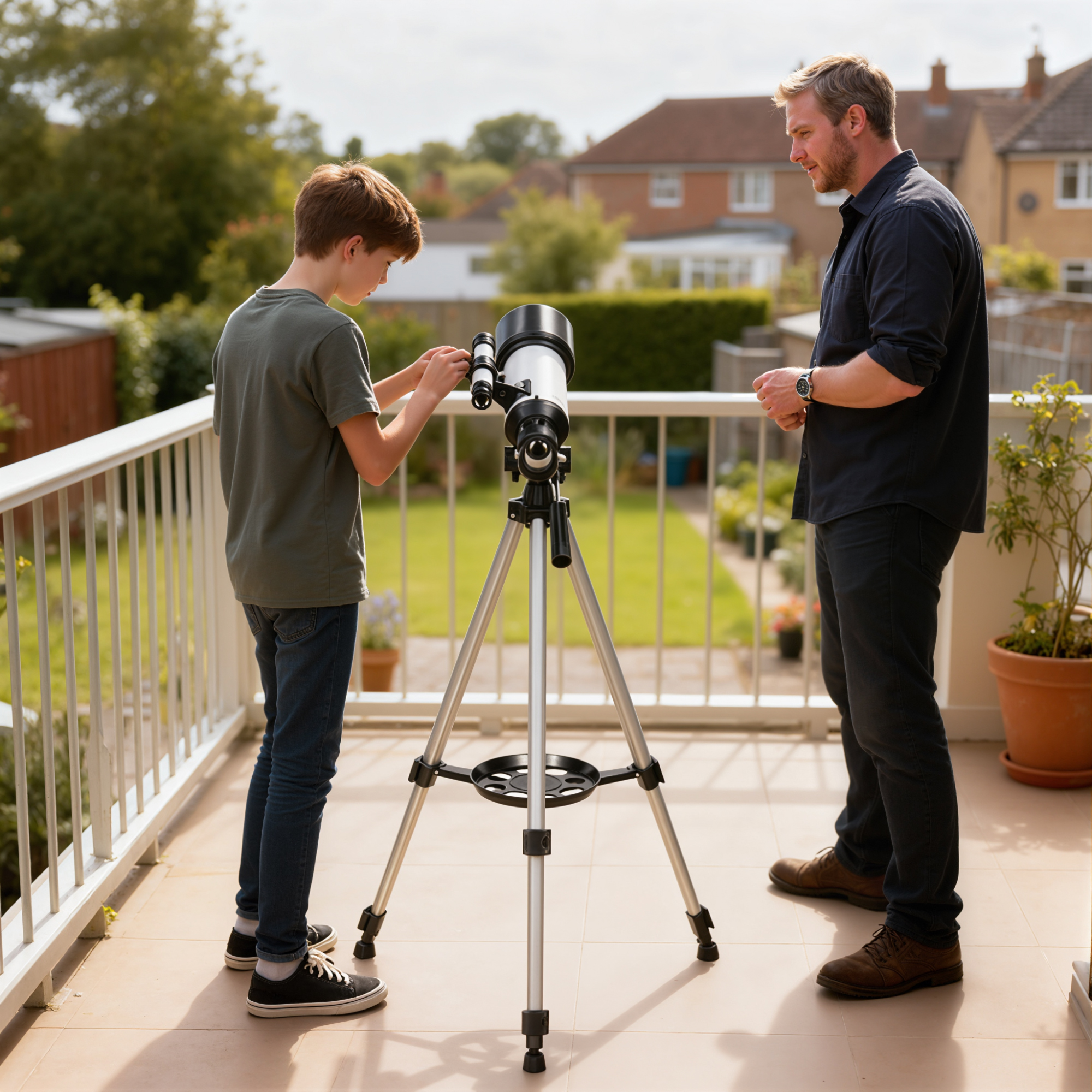 Teleskop für Astronomie Anfänger Erwachsene 70mm Aperture 400mm AZ Mount Astronomisches Refraktor mit Stativ