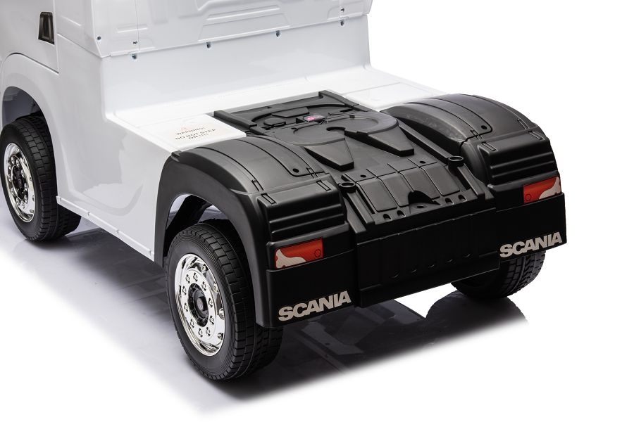 Kinderfahrzeug SCANIA R Series 4 Motoren - mit Hänger - schwarz