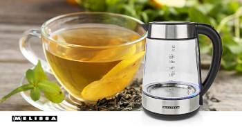 Wasserkocher | 1,7 l | 2200 W | Glas | 50/70/80/90/100 °C Voreinstellungen | 360° Pirouettenboden | verdecktes Heizelement | Strix® Regler | Warmhaltefunktion | Trockengehschutz