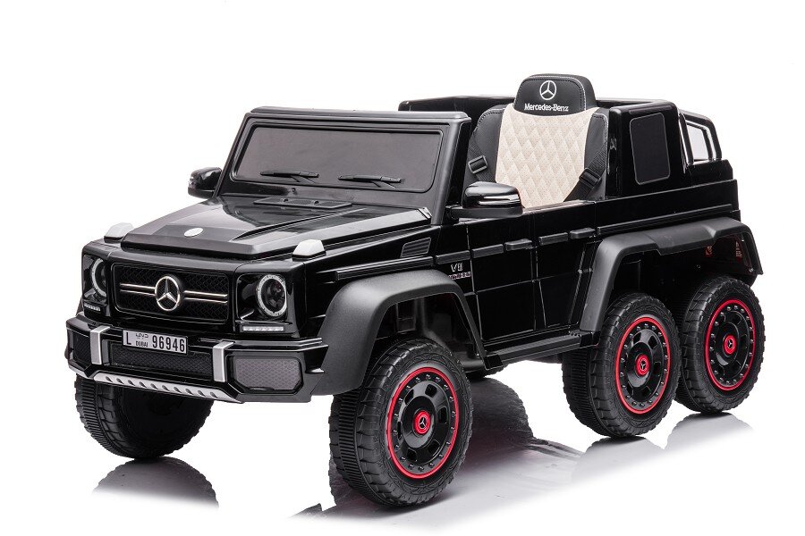 Kinderfahrzeug Mercedes G63 AMG 6x6 - schwarz
