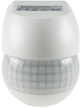 Aufputz Bewegungsmelder "CBM-Slim" 180° / LED geeignet, IP44, 1-800W, weiß