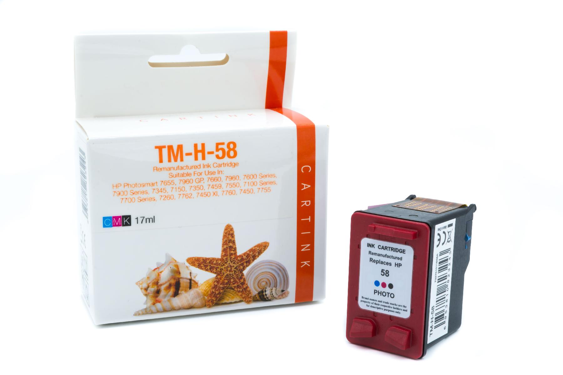 58 Refill Tinte Photo für HP / C6658A / 17ml