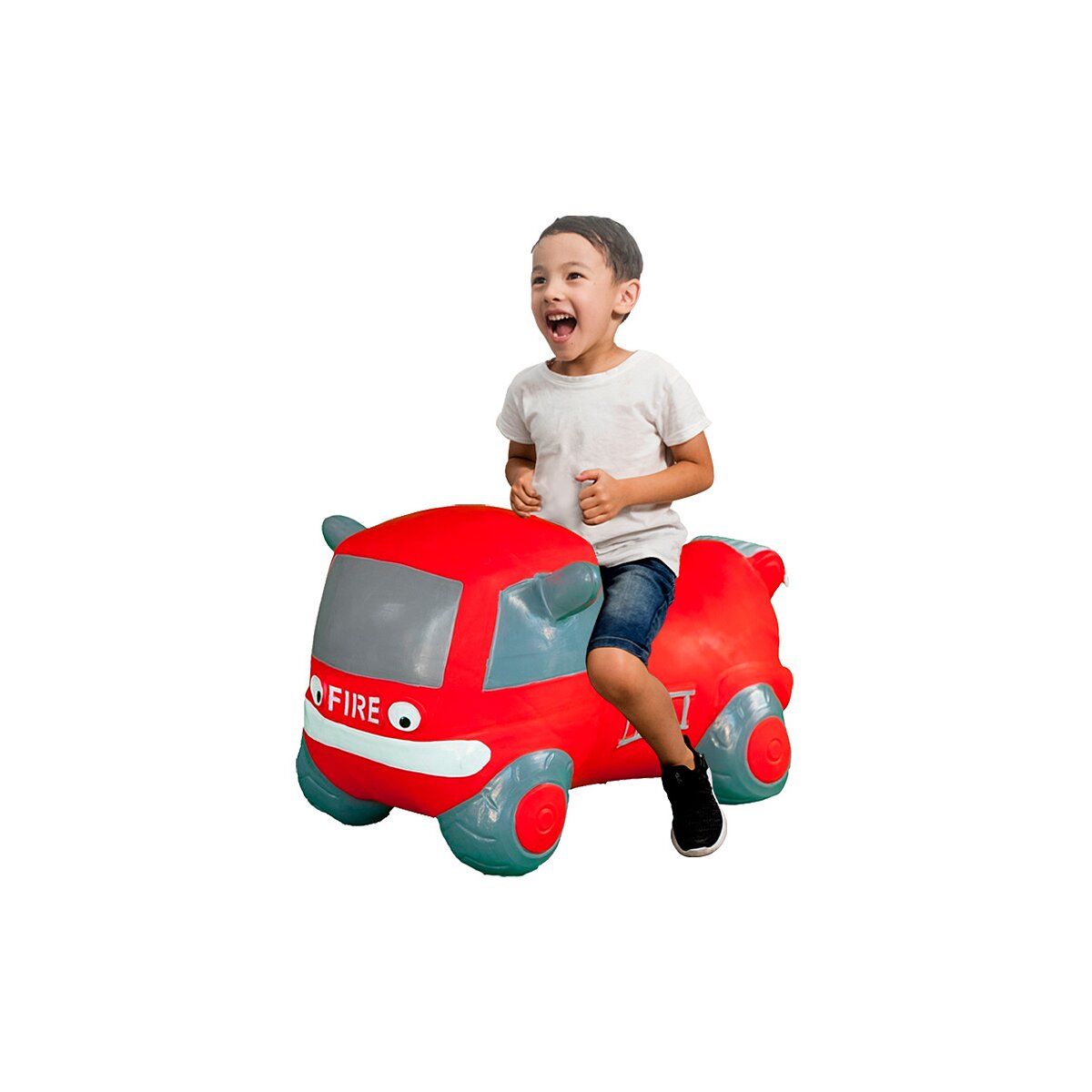 Hüpfauto Fire Truck HoppyDoo mit Pumpe