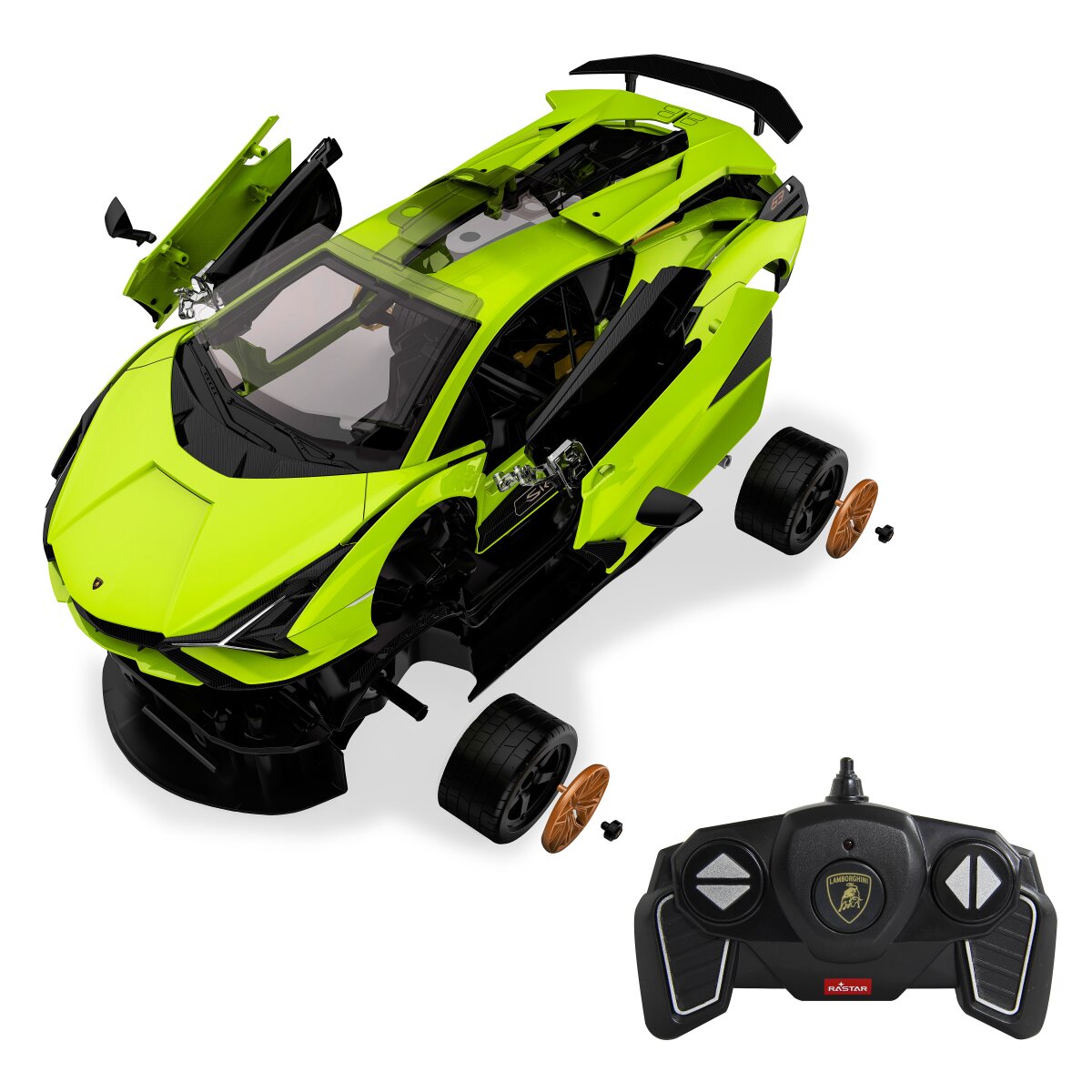 Lamborghini Sián FKP 37 1:18 grün 2,4GHz Bausatz Lamborghini Sián FKP 37 1:18 grün 2,4GHz Bausatz
