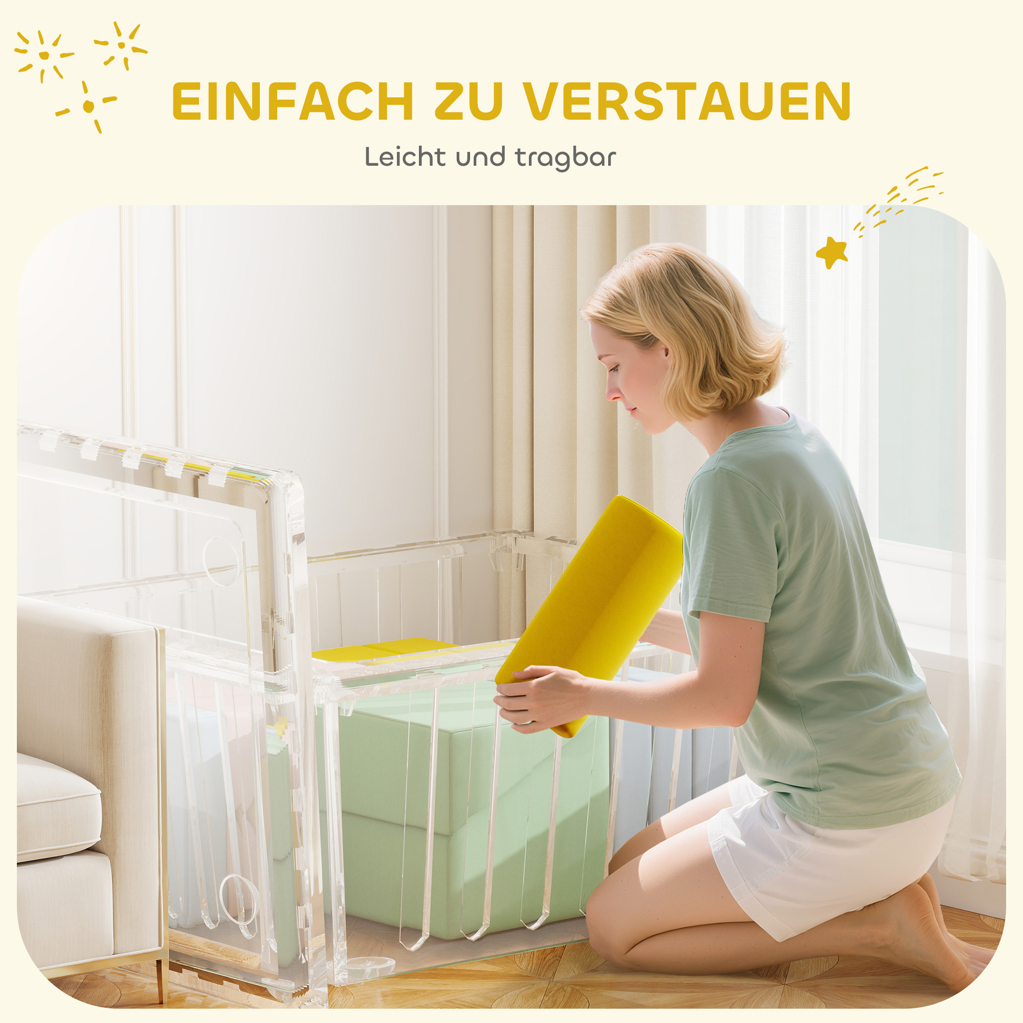 Softbaustein-Set für Kinder, 12-teiliges Stoffblock-Set, Schaumstoff, Cordbezug, waschbar, Pastellbunt