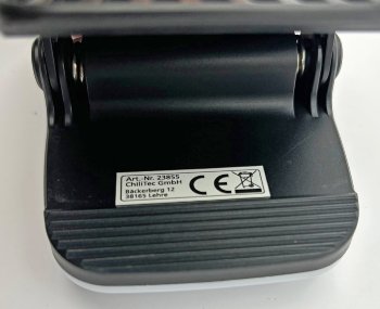 LED Solar Klemmleuchte "SWK 8020", PIR Bewegungsmelder, 25 LEDs, IP44