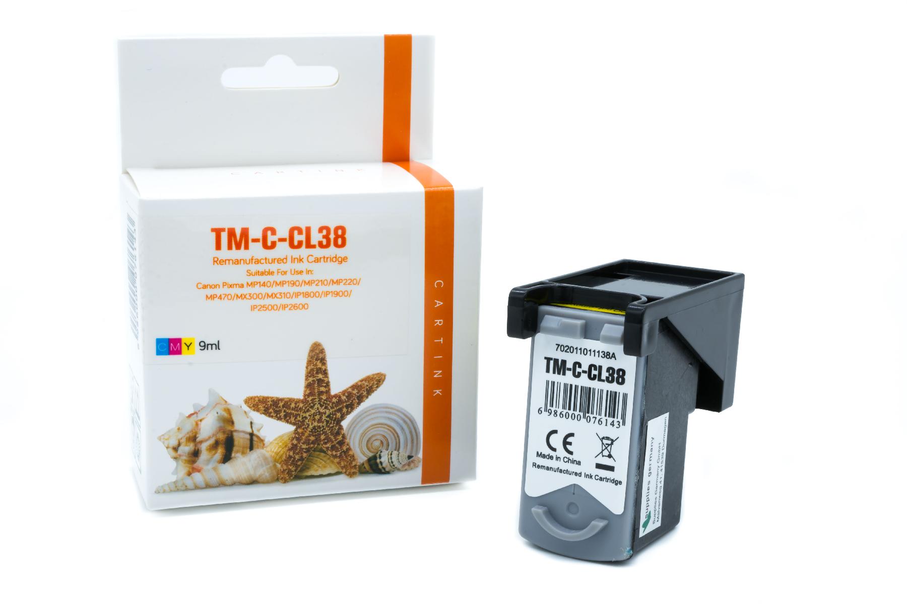 CL38 Refill Tinte Color für Canon / 2146B001 / 12ml CL38 Refill Tinte Color für Canon / 2146B001 / 12ml