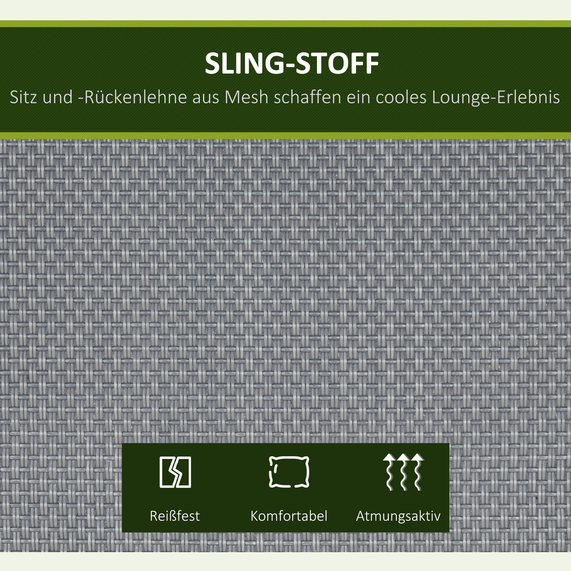 3-Sitzer Hollywoodschaukel, verstellbares Sonnendach, bis 240 kg, dunkelgrau, 200 x 133 x 176 cm