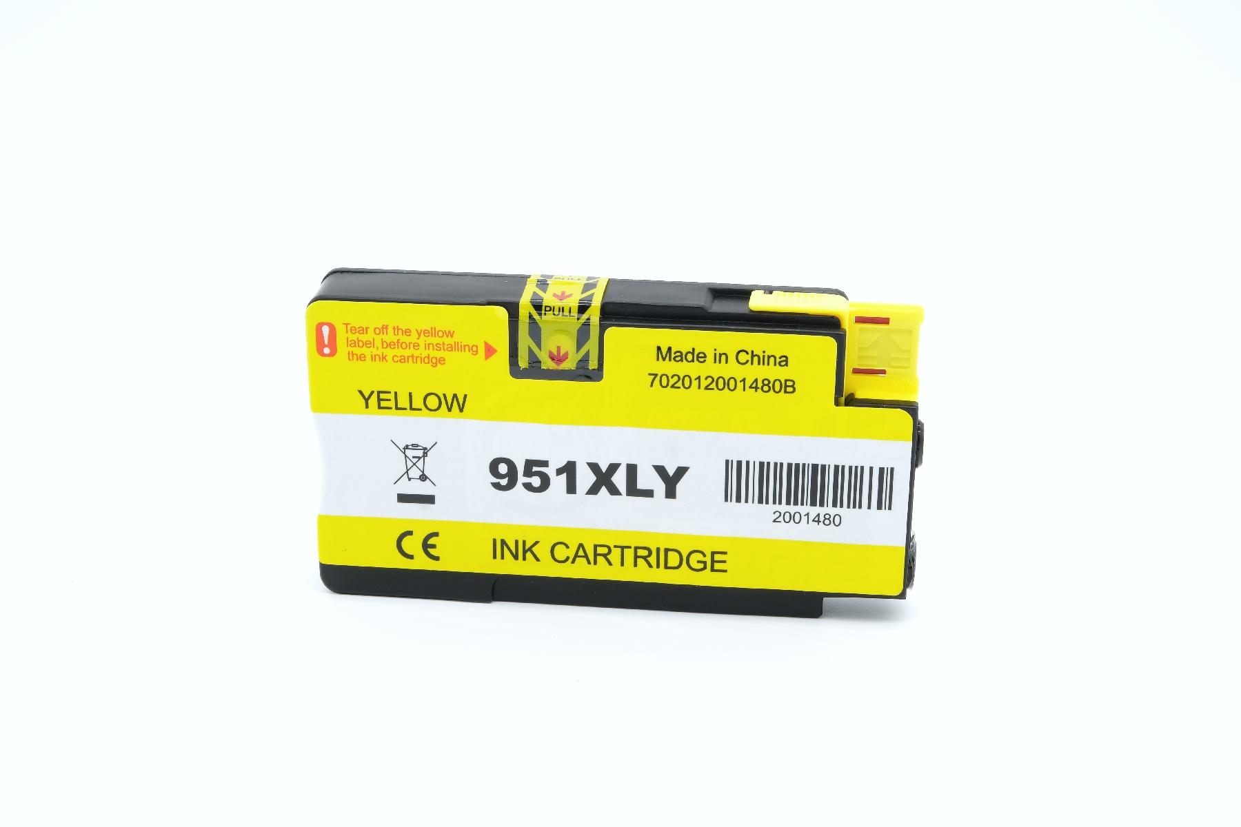 951XLY alternativ Tinte yellow für HP / CN048AE / 26ml