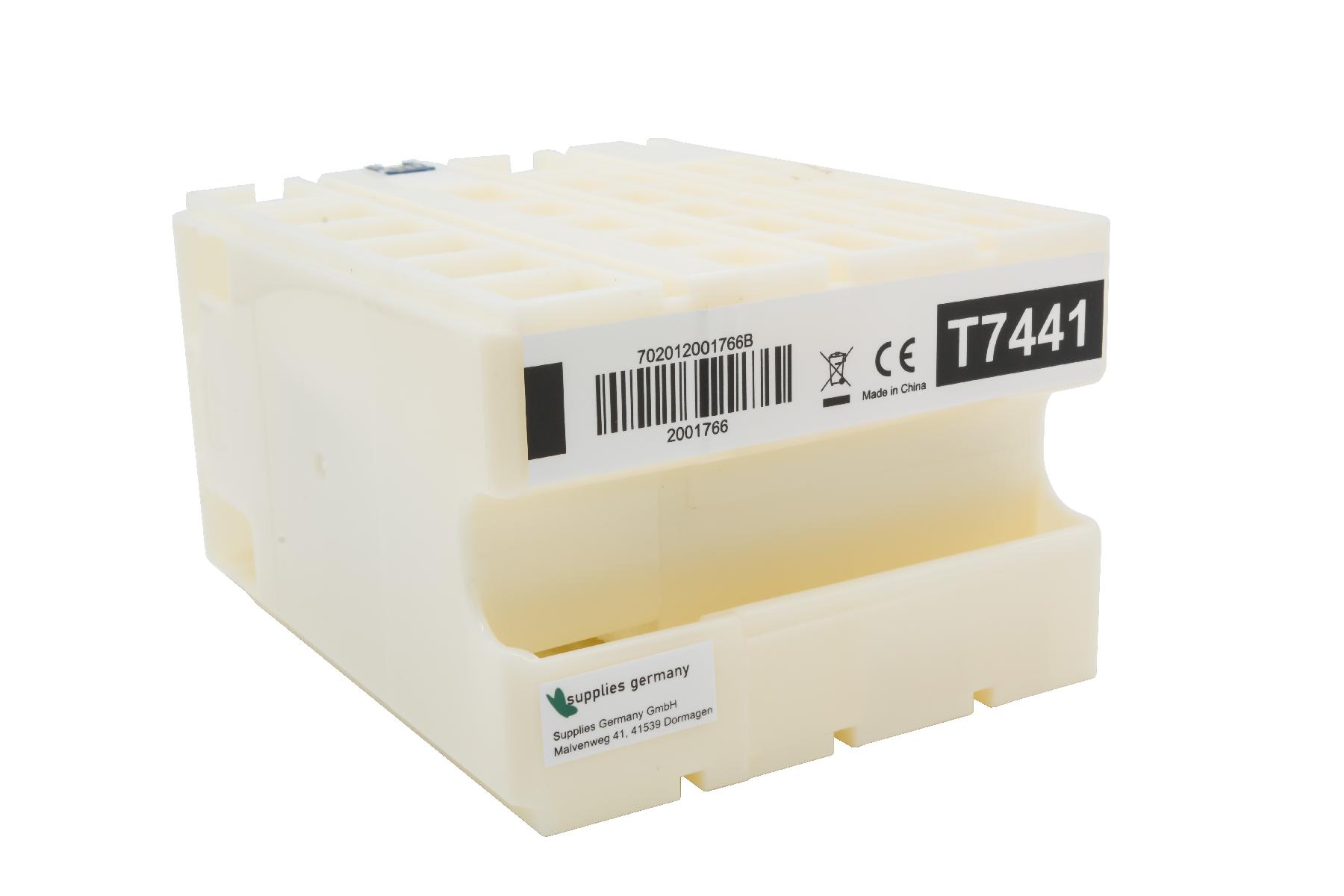 T7441 alternativ Tinte schwarz für Epson / C13T74414010 / 181ml