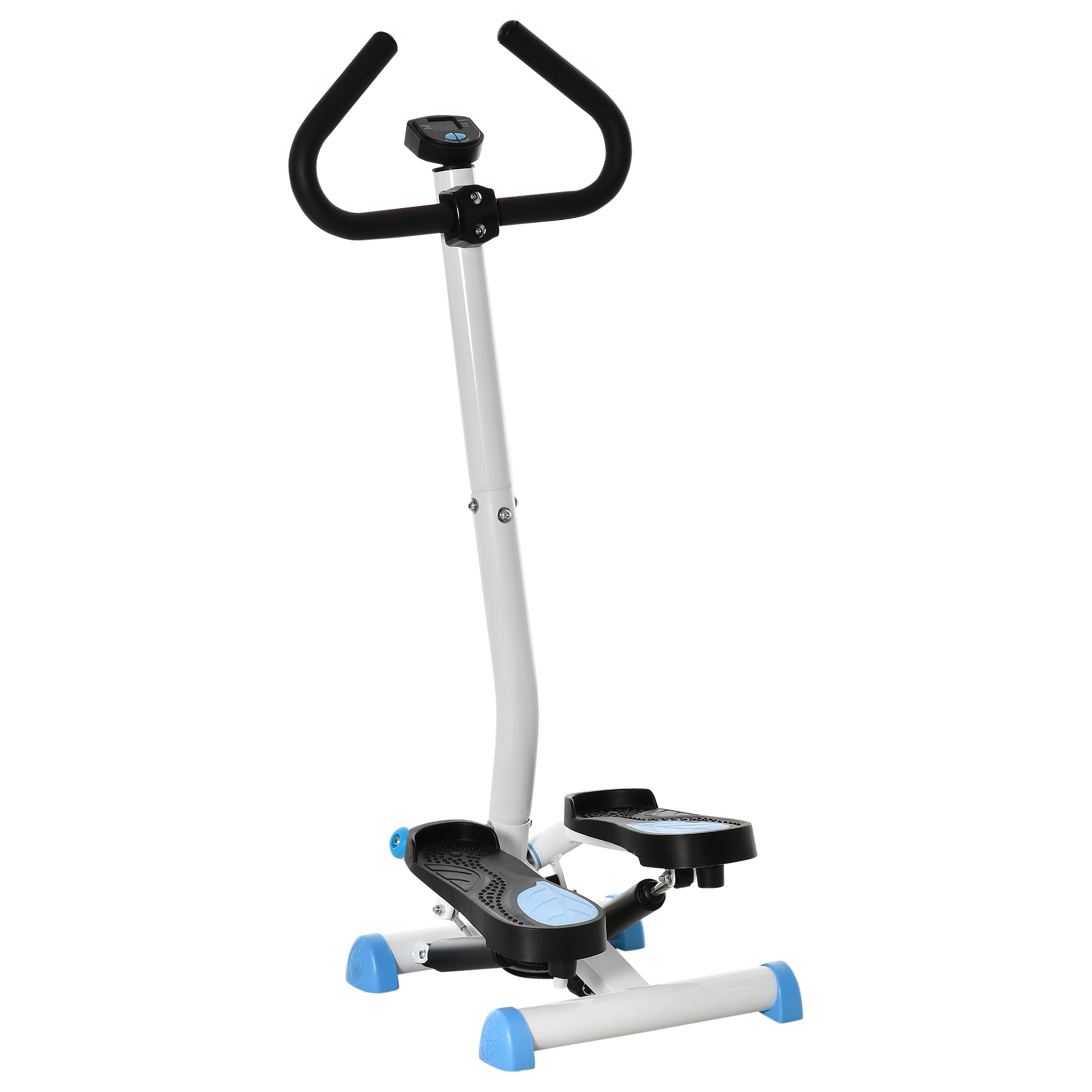 Stepper Fitnessgerät, LCD-Monitor, rutschfeste Pedale, Stahl und ABS, 55x44x108 cm, bis 100 kg Stepper Fitnessgerät, LCD-Monitor, rutschfeste Pedale, Stahl und ABS, 55x44x108 cm, bis 100 kg