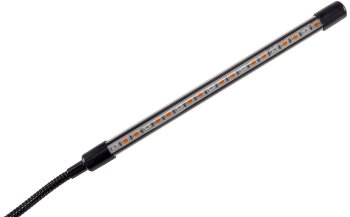 LED Pflanzenlampe "CT-PFL" Rot+Blau, 4-fach, Klemmhalter, Kabel-Fernbedienung