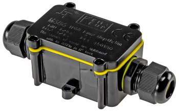 Kabelverbinderbox, 2 Anschlüsse, IP68, 450V, Ø 6-11mm für Erdkabel, wasserdicht