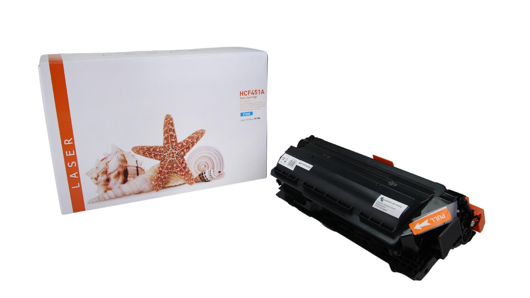 CF451A alternativ Toner Cyan für HP / CF451A / 10.500 Seiten