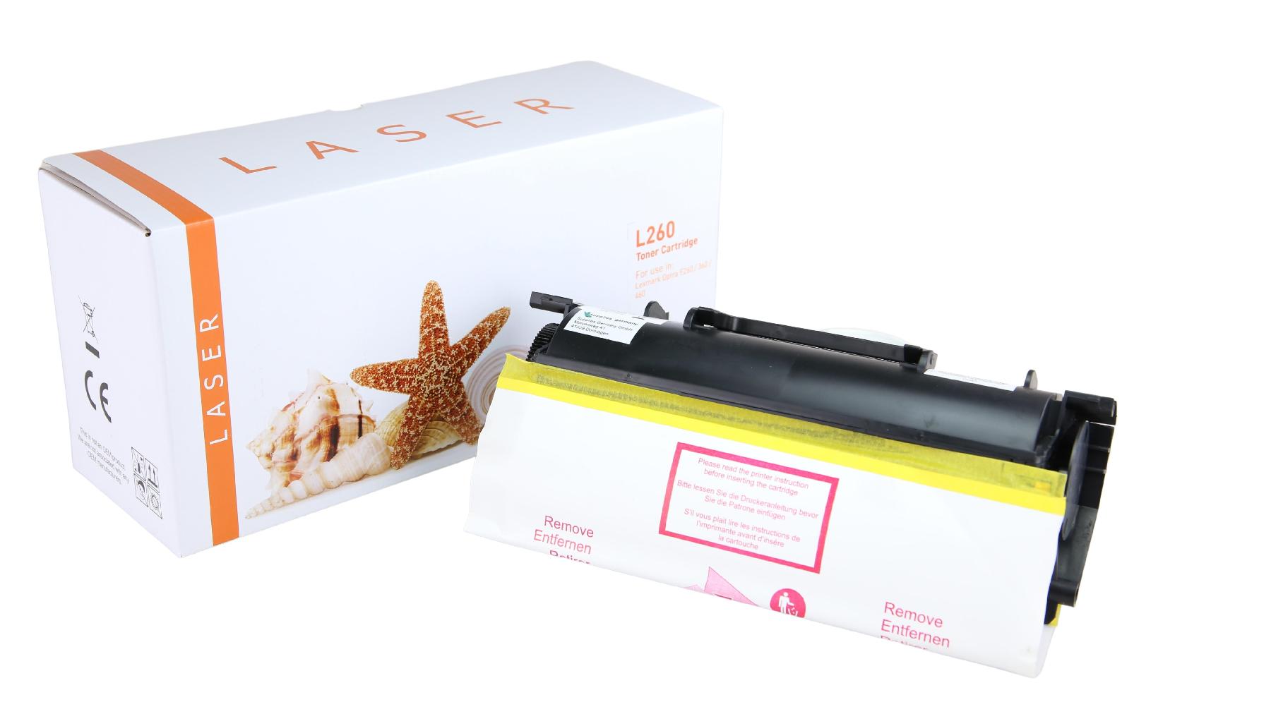 OPTRAE260 alternativ Toner schwarz für Lexmark / E260A11E / 3.500 Seiten