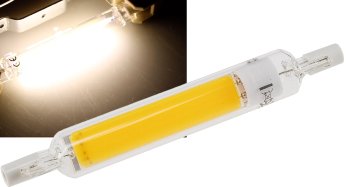 LED Strahler 8W R7s "RS118 COB8" - 360°, 4200k, 950lm, 118mm, neutralweiß LED Strahler 8W R7s "RS118 COB8" - 360°, 4200k, 950lm, 118mm, neutralweiß